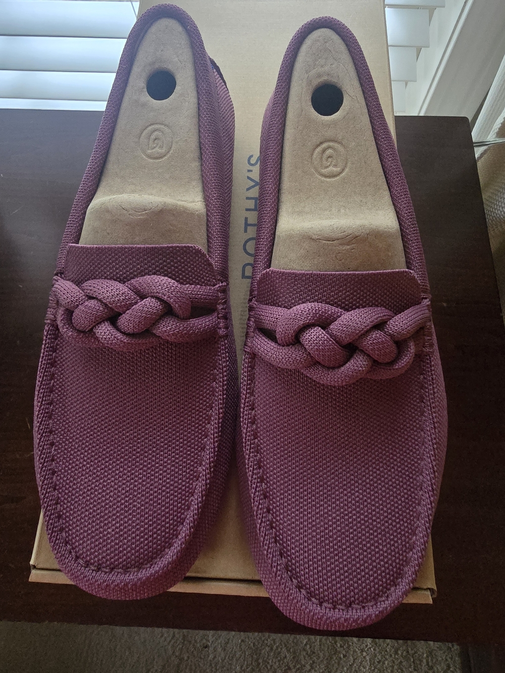 Rothy's The Braid Driver Mauve 10.5 NIB Discontinued Color Loafer - Picture 3 of 6
